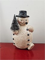 Vintage Snowman 8" Tall