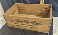boyds bears & friends wooden box