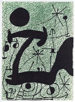 Joan Miro original lithograph, 1967