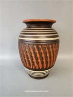 Handarben 10/15 Red Clay 6"H Pottery Vase