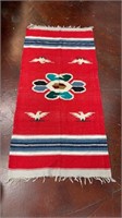 Vintage Thunderbird Eagle Serape Poncho