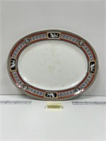 Earthenware English Staffordshire Oval Platter