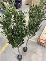 ARTIFICIAL OLIVE TREE PAIR 6FT TALL