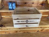 Blue Moon Brewing Company Wooden Crate