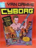 1989 Van Damme Cyborg #1 Comic Book Cannon Video