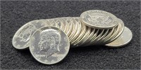 (20) 1964 Kennedy 90% Silver Half Dollars