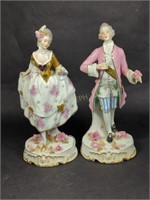 Two Vintage VA Portugal Porcelain Figurines