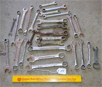Group Lot of Standard Wrenches - included are