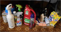 Cleaning supplies including carpet cleaner