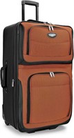 29" Orange Amsterdam Expandable Rolling Luggage
