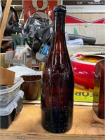 Red-Top amber early bottle