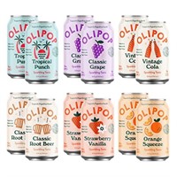 Olipop - 6-Flavor Sparkling Tonic Variety Pack, Pr