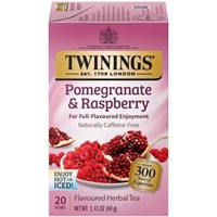 2026 mayTwinings Pomegranate & Raspberry Tea, 20 c