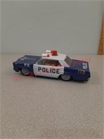 Vintage Bandai tin light up Police car