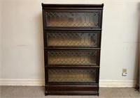 Macey 4 Stack Leaded Glass Barrister Bookcase