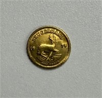 1978 KRUGERRAND SOUTH AFRICA GOLD SMALL COIN