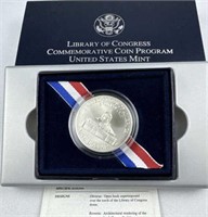 2000 Silver Dollar Library of Congress, Unc.