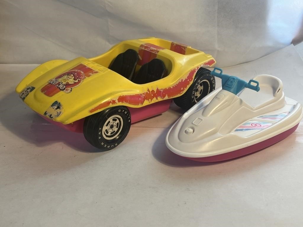 BARBIE 1972 DUNE BUGGY & 1997 JET SKI