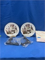Avon Rose Circle Award Plates