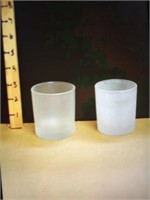 20 frosted votive holders