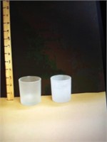 20 frosted votive holders