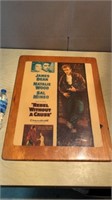 James Dean Wooden Movie Poster Sign 19inx24in