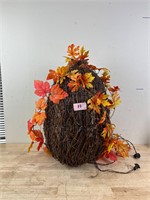 Pumpkin Shaped Fall Decor Lamp