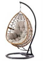 CANVAS SYDNEY EGG SWING CHAIR WITH STAND