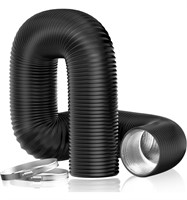 Dryer Vent Hose, 4'' Insulated Flexible Duct 16FT