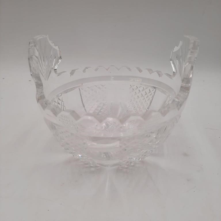 Vintage Waterford Crystal Hybernia Butter Tub