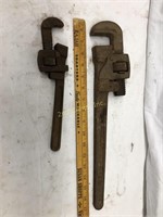 Two Pipe Wrenches