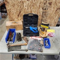 Heat Gun, Tool Box, Various Tools, Etc.