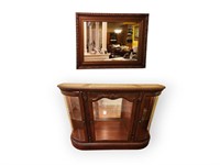 Foyer Display Cabinet & Mirror