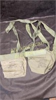 Two 1975 military shoulder bags for 7.62mm, NATO