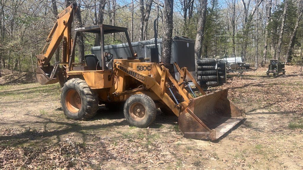 580C CASE BACK HOE