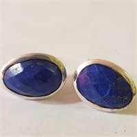 $100 Silver Lapis Lazuli Earrings