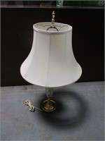 Metal and Glass Table Lamp
