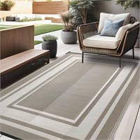 RURALITY Outdoor Rugs 5x8 for Patios