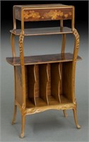 Louis Majorelle Art Nouveau etagere/music cabinet