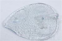 Glass BLENKO Mouse Serving Tray