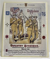 (Z) Infantry Divisions Poster.( Appr 22in x 27in)