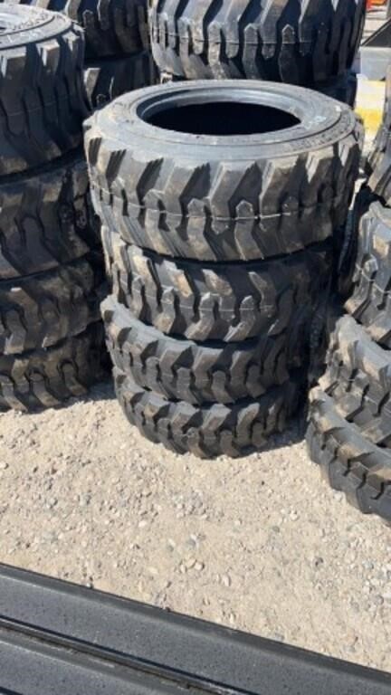 4- New 10-16.5NHS Skid Steer Tires