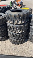 4- New 12-16.5NHS Skid Steer Tires