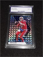 Silver Josh Allen 2020 Mosaic GEM MT 10 Bills