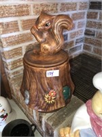 Squirrel Cookie Jar