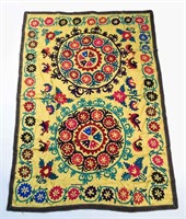 EMBROIDERED SUZANI WALL HANGING