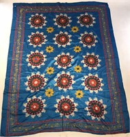 EMBROIDERED SUZANI WALL HANGING