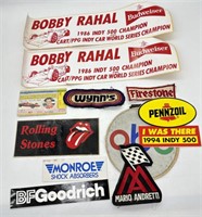 Lot Of Vintage Racing Related Decals Patches &