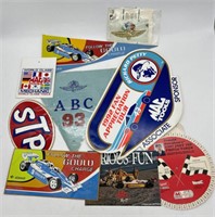 Lot Of Vintage Racing Related Decals & More