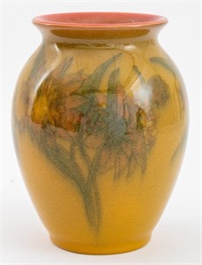 Rookwood Art Pottery Vase, Signed SS, 1925